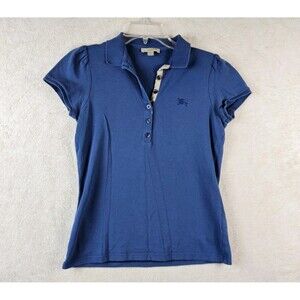 Burberry Women's Short Sleeve Polo Shirt Size M